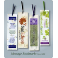Custom Message Bookmark w/Basil Seed Embedded Paper